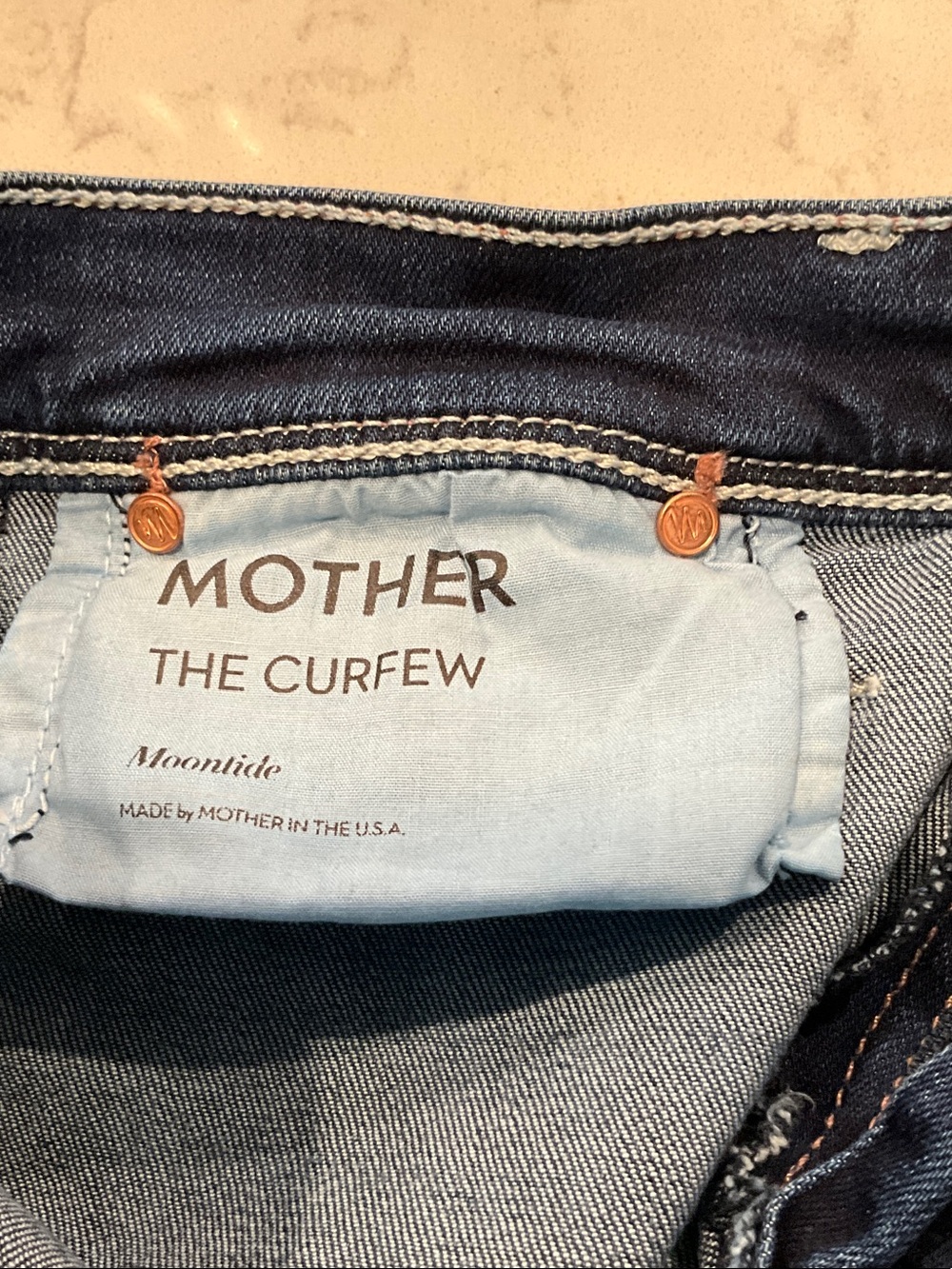 MOTHER Dark Indigo Flare Jeans - Picture 8 of 11